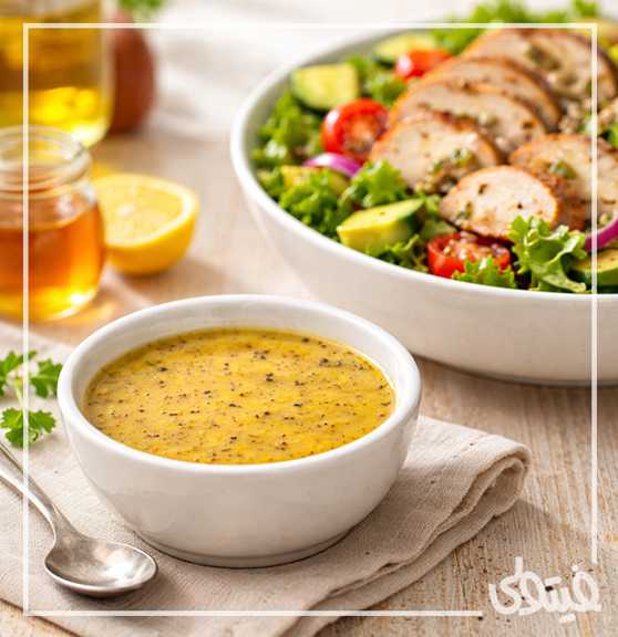 سس رژیمی عسل خردل