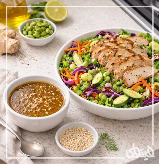 سس زنجبیل کنجد رژیمی