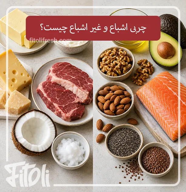 چربی اشباع و غیر اشباع چیست؟ تفاوت‌ها، منابع و انتخاب درست